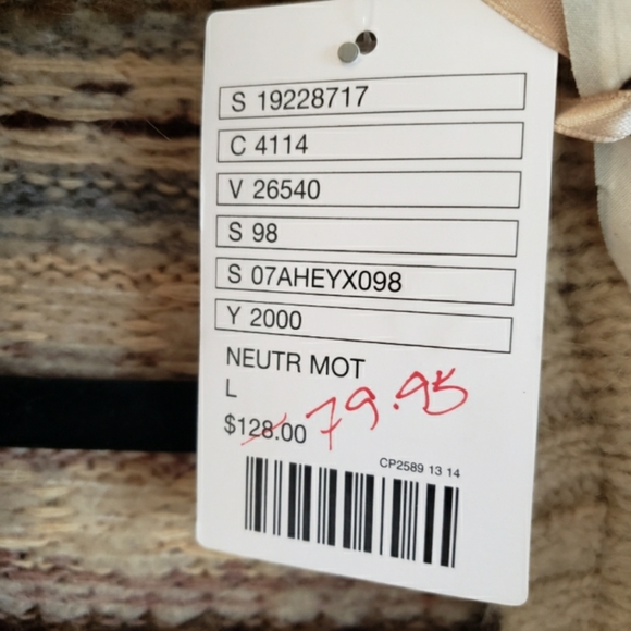 Anthropologie sleeping on snow cardigan La… - Picture 3 of 6